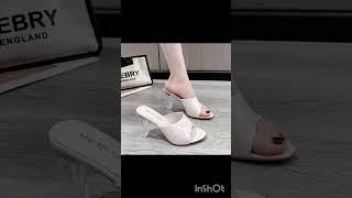 New High Heels Summer Slippers for women jendesmart fashion trending heels [upl. by Getraer]