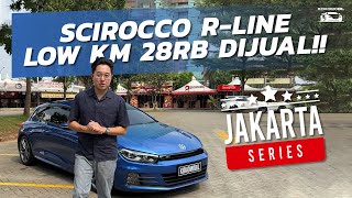 SCIROCCO R LINE LOW KM 28RB DIJUAL [upl. by Neelhtak]