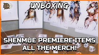 Shenmue Dojo Unboxing 1998 Shenmue Premiere Merch Items [upl. by Adidnere]