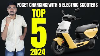 Top 5 Long Range Electric Scooter in India 2024 EV BRO [upl. by Rather]