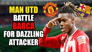 Man Utd Battle Barca For Dazzling Attacker Trents Next Club  More Breaking Football News [upl. by Airehtfele]