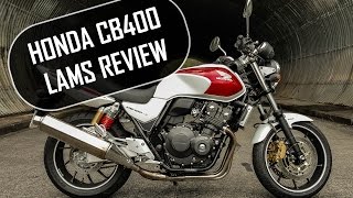 Honda CB400 Review  The Premium LAMS Bike [upl. by Ahtenek]