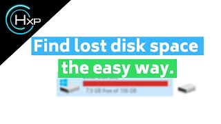 Find lost disk space with SpaceSniffer  Easy tools [upl. by Hoem987]