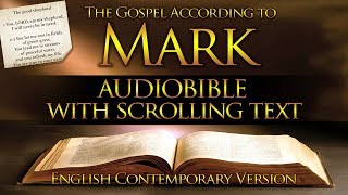 Holy Bible MARK 1 to 16  Full Contemporary English With Text [upl. by Yrrap]