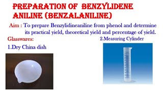 Benzylidene anilinePreparation of Benzylidene anilineSynthesis of Benzylidene aniline [upl. by Casilde813]