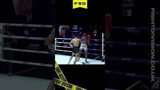 ⚔️🇩🇿 Big MUAY KHAO knockout from Lyes Ouari 🇩🇿⚔️ combatsport martialarts muslim [upl. by Bentlee]