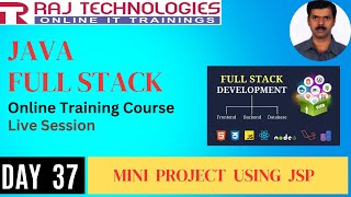 Day 37  Java Full Stack Online Training Course Live  10th June 2024 [upl. by Ixel]