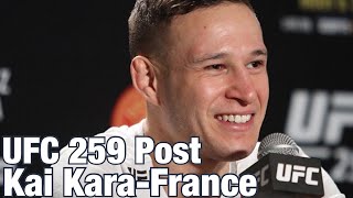 Kai Kara France The Last Second Upset  UFC 259 Post [upl. by Amalbena]