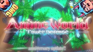 Im back after 6 month and the biggest update have arrive  Anime World Tower Defense [upl. by Amahcen]