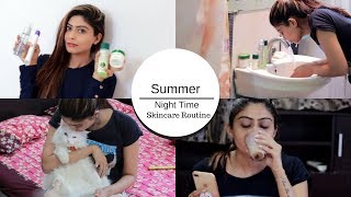 My Summer Night Time Skincare Routine for Oily skin Normal skin amp Dry skin  Rinkal Soni [upl. by Nahraf]