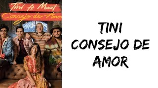 TINI  Consejo de amor feat Morat letra [upl. by Strader]