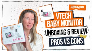 VTech VM819 Video Baby Monitor Review amp Unboxing in under 2 minutes  Amazoncom [upl. by Araeic756]