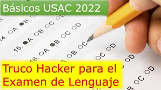 Como obtener todas las respuestas al Examen de Lenguaje USAC Básicos 2022 💯🔑✅ [upl. by Adnimra]