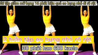 Bài tập 16 phút giảm cân eo bụng nhỏ đi rõ rệtbài tập đốt cháy chất béoeo đẹp như mơ ước [upl. by Akinit708]