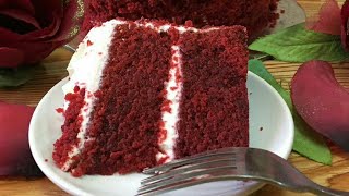 RED VELVET CAKE RECIPE  SUPER SIMPLE AND MOIST [upl. by Heall]