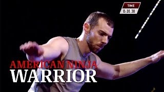 Ryan Stratis At the 2013 Miami Finals  American Ninja Warrior [upl. by Newob]