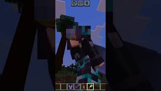 Cruzare los montes en minecraf minecraft shorts [upl. by Eidnyl]