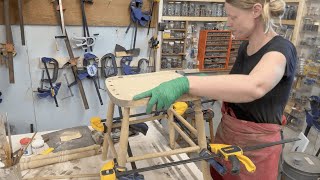 Life in the Workshop Regluing amp Refinishing a Chair [upl. by Novled]