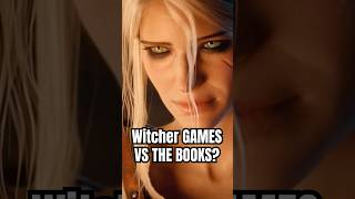 Differences between the Witcher BOOKS and GAMES  witcher analysis shorts booktube ps5 books [upl. by Drofnil]