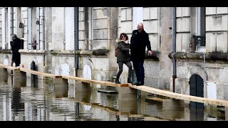 Kirk  à Bonneval alors que la décrue commence lheure est au constat pour les habitants [upl. by Nnyliram]