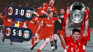 When Liverpool shocked Ac Milan with an Epic Comeback in the Champions League Final [upl. by Ydarg]