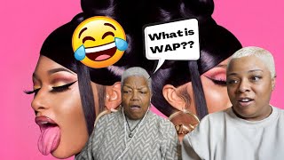 GRANDMA REACTS TO WAP  CARDI B amp MEGAN THEE STALLION GRAMMY PERFORMANCE [upl. by Telrahc]