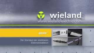 Erfinder der steckbaren Elektroinstallation gesis®  Wieland Electric [upl. by Casta744]