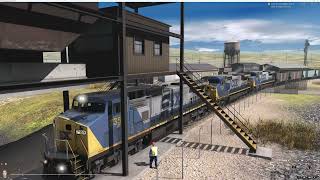 Trainz Railroad Simulator 2022 TRS22  GE CW408  Coal Transport  4K UHD [upl. by Rabka12]