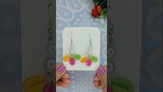 Ep  2 DIY cowrie shell earrings shorts priyazkorner diyearrings [upl. by Enylodnewg463]