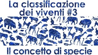 La classificazione dei viventi 3  Il concetto di specie [upl. by Yblok]