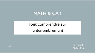 Tout comprendre sur le dénombrement [upl. by Zeba]