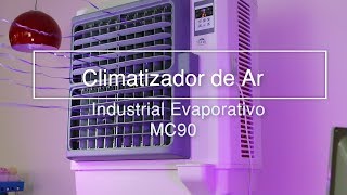 Climatizador de Ar Industrial Evaporativo MC90 FácilTec [upl. by Ellainad]