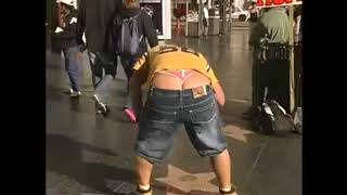 Comedians Thong prank shocks Hollywood Tourists [upl. by Barra]