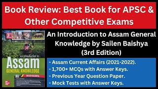 Book Review An Introduction to Assam General Knowledge by Sailen Baishya 3rd Edition [upl. by Jarvis68]