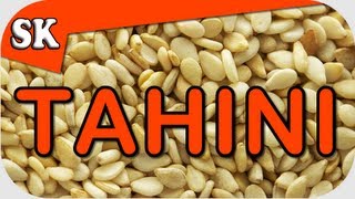 HOW TO MAKE TAHINI  Fresh Easy Tahini Recipe [upl. by Prussian]