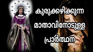 കുരുക്കഴിക്കുന്ന മാതാവിനോടുള്ള പ്രാര്‍ത്ഥന  HOLY MARY  PRAYER  MALAYALAM  2018 [upl. by Aivul]