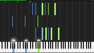 Prelude in Csharp minor Opus 3 No 2  Sergei Rachmaninoff Piano Tutorial Synthesia [upl. by Condon759]