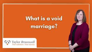 What is an annulment of a marriage  Family Law [upl. by Reviere]