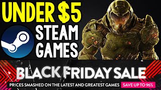 AWESOME BLACK FRIDAY STEAM PC GAME DEALS UNDER 5  TONS OF GREAT GAMES SUPER CHEAP [upl. by Paolo]