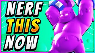 BE TERRIBLE amp TRASH YOUR OPPONENTS New Elixir Golem Deck — Clash Royale [upl. by Aned]