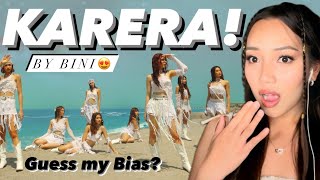 Reacting to BINI  KARERA Official Music Video [upl. by Rachele508]