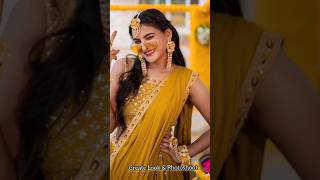 Haldi Look amp Photo Poses haldi photography haladi haldivibes maharashtrian bridal bride yt [upl. by Tyra142]