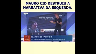 Ao divulgar o áudio do Mauro Cid a esquerda prestou um enorme favor à direita fantástico [upl. by Atiuqiram274]