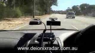 Beltronics Bel STi XR radar detector vs Multanova 6F test 1 [upl. by Judas855]