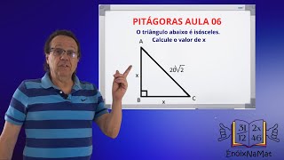 Teorema de Pitágoras Aula 06 com Jeff Pezeta [upl. by Nidak]