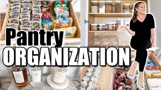 ULTIMATE PANTRY TRANSFORMATION  ORGANIZE WITH ME [upl. by Ancel]