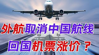 外国航空公司为啥纷纷取消飞中国航线？回国的机票会涨价吗？ 昆哥播客EP112 [upl. by Ynnhoj]