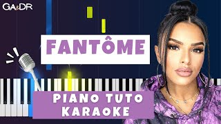 Imen Es  Fantôme Piano Cover Tutoriel KARAOKE Paroles  GaampDr Piano Tuto [upl. by Emerick746]