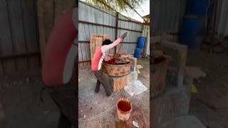 Colored Cemented BrickMaking Process BrickMaking IndustrialProcess ConstructionMaterials [upl. by Tisbe]