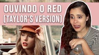 ESCUTE E CANTE COMIGO O RED TAYLORS VERSION  REACT [upl. by Odnavres]